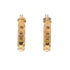18k Yellow Gold Hammered Style Lillian Earrings