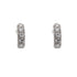 18k White Gold Cubic Stud Post Teagan Earrings