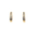 18k Yellow Gold Diamond Huggie Itzel Earrings