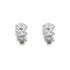 14k White Gold Cubic Omega Caitlyn Earrings