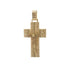 18k Yellow Gold Jesus Cross Pendant