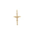10k Yellow Gold Crucifix Cross Jesus Pendant