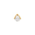 18k Yellow Gold Cubic Floating Pendant