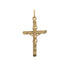 18k Yellow Gold Traditional Cross Pendant