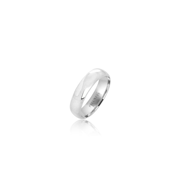 10k White Gold Classic Wedding Ring (6mm)