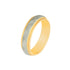 10k T-tone Carved Style Wedding Band (6mm)
