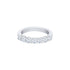 14k White Gold (0.90 Ct. Tw.) Double Gallery Wedding Band